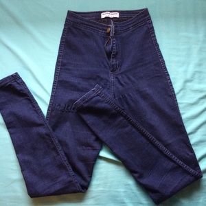 American Apparel Easy Jeans (Dark Wash Indigo)